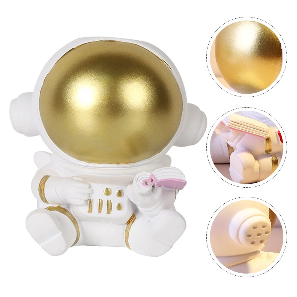 

Astronaut Pen Holders Desktop Pen Holder Stationery Storage Box for Office Classroom