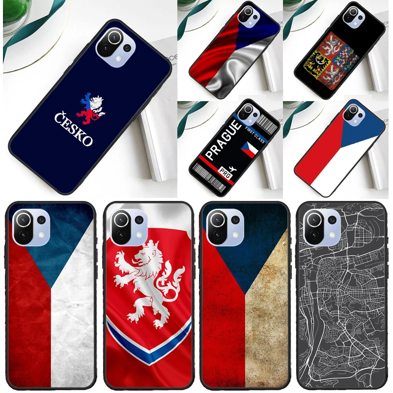 Чехол с флагом Чехии для Xiaomi 13 14 Ultra 11T 12T 13T 14T Pro POCO X7 X3 X5 F3 F5 F6 M6 X6 Case
