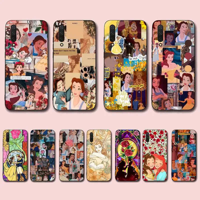 

Disney Belle Princess Phone Case for Xiaomi mi 8 9 10 lite pro 9SE 5 6 X max 2 3 mix2s F1
