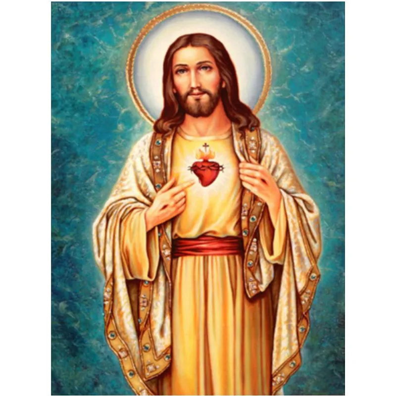 

Diamond Painting Religion Jesus 5d Diy Mosaic Full Square Round Drill Diamant Of Rhinestone Daimond Embroidery Pictures