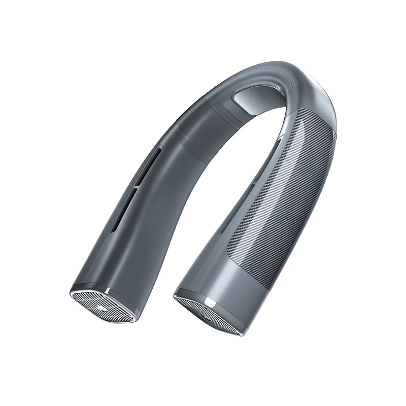 

4000Mah Hanging Neck Fan Air Conditioner USB Rechargeable Air Cooler 5 Speed Electric Fan For Sports Summer