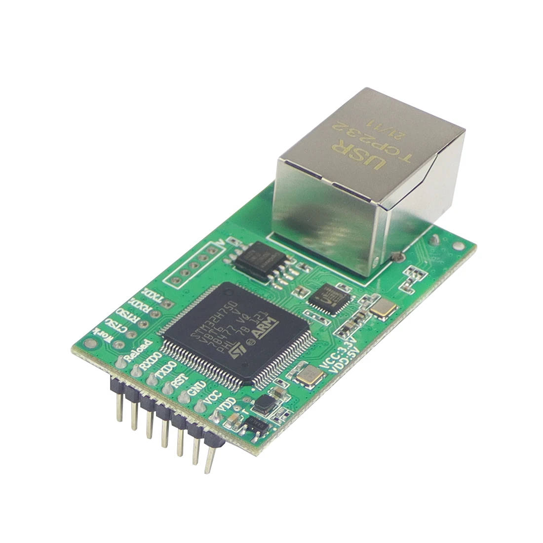 

USR-TCP232-E2 Pin Type Serial UART TTL to LAN Ethernet Module 2 TTL UART Port to Ethernet Module с Modbus RTU на TCP