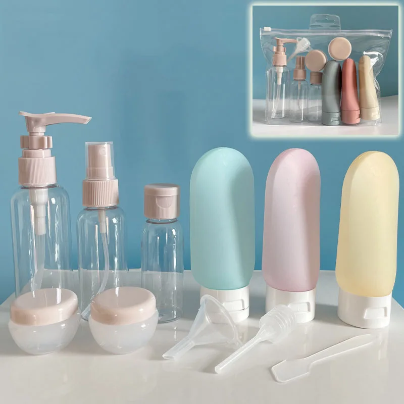 

Travel Bottle Kit Refillable Empty Container Lotion Shampoo Bottle Spray Bottle Beauty Makeup Tools Cosmetics Travel Accessories