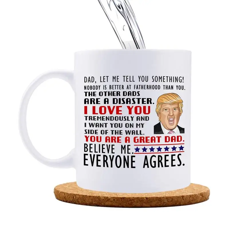 Trump Tea Mug Interesting Ceramic Trump Cup Waggish 350ml Ceramic Mugs Great Mom Believe Me Political Coffee Cup Present Birthda