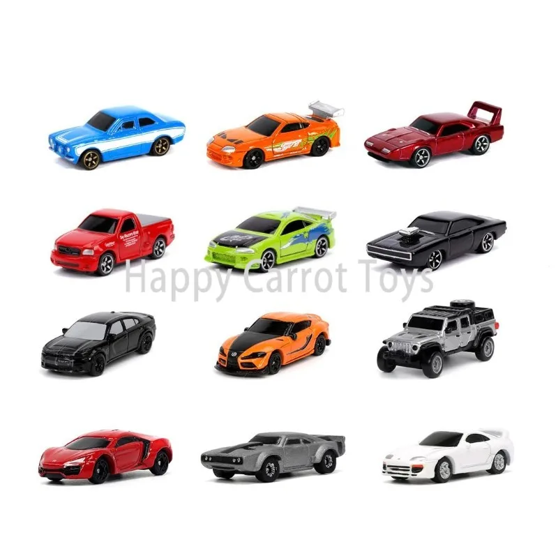 Фото Оригинальный набор Jada Nano Hollywood Rides Fast & Furious Mystery Blind Bag с колесами из литого металла 1,65 дюйма, которые могут вращаться, игрушечные машинки в подарок для детей №3