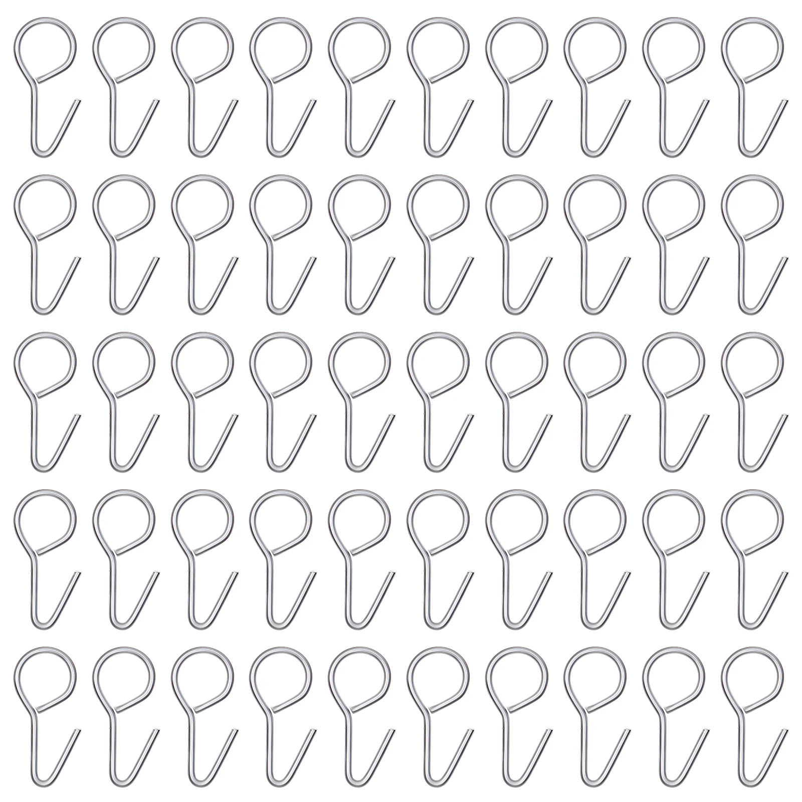 

100 Pcs Iron Hook Auto Seat Cushion Car Mat Hooks Metal Fix Small Vehicle Cover