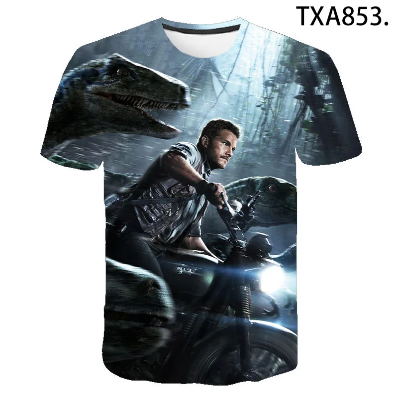 

2020 New Jurassic Park 3D T shirt Men Women Children Casual Fashion Streetwear Boy Girl Kids Printed T-shirt Cool Tops Tee