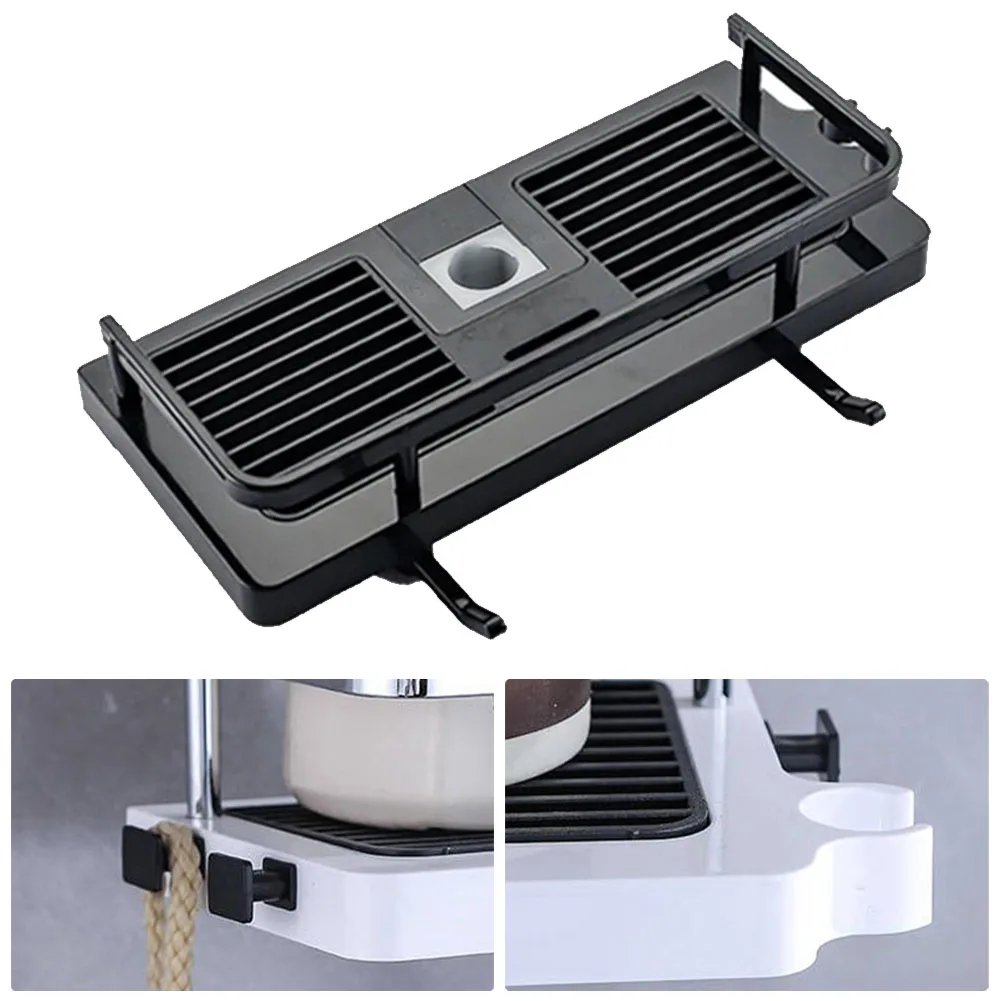 

Shower Storage Holder Rack Organizer Bathroom Shelf Shampoo Tray Stand No Drilling Floating Shelf For Wall Household Organizer