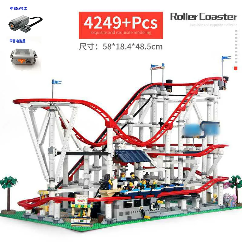4299 шт. креативный строительный блок колесо обозрения для парка развлечений