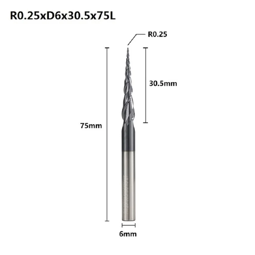 

Newest Reliable Useful Durable End Mills Router Bits Tapered End Mills