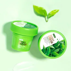 Green Tea Crème Eclaircissante Peau Noire Collagene Crema Antiarrugas Para La Cara Tache De Rousseur Skin Whitening Products