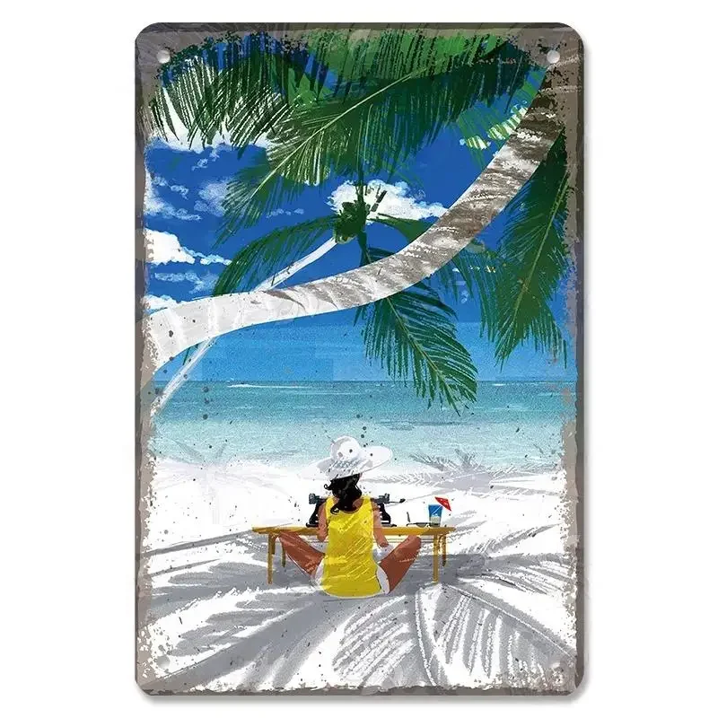 1 шт. металлические алюминиевые дорожные Плакаты для девушек