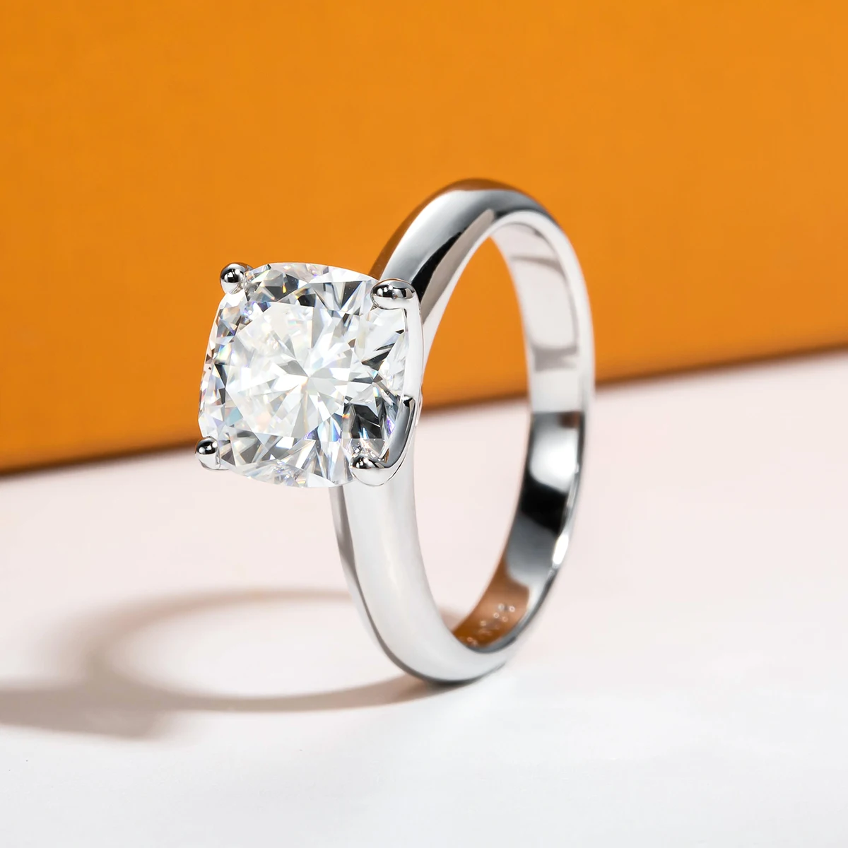 

Обручальные кольца с муассанитом 3,5ct, D-образной огранки, с сертификатом GRA, ювелирные изделия, оптовая продажа