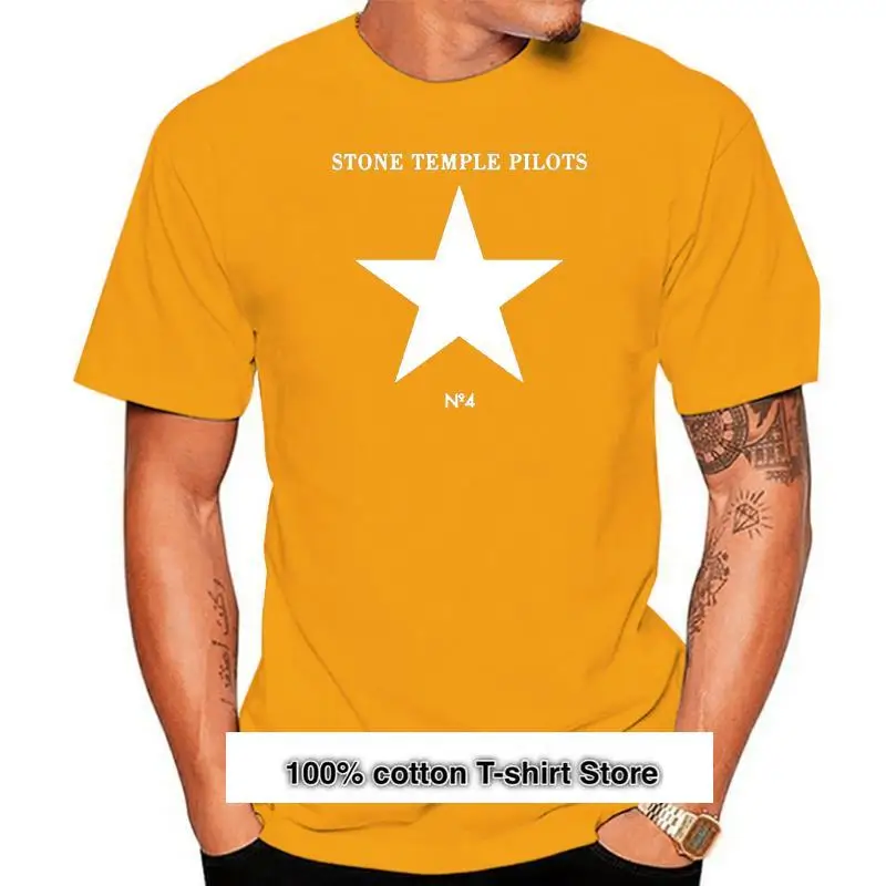 

Camisetas con estampado de pantalla para hombres, camisas de cuello redondo corto, de los pilotos del templo de piedra, novedad