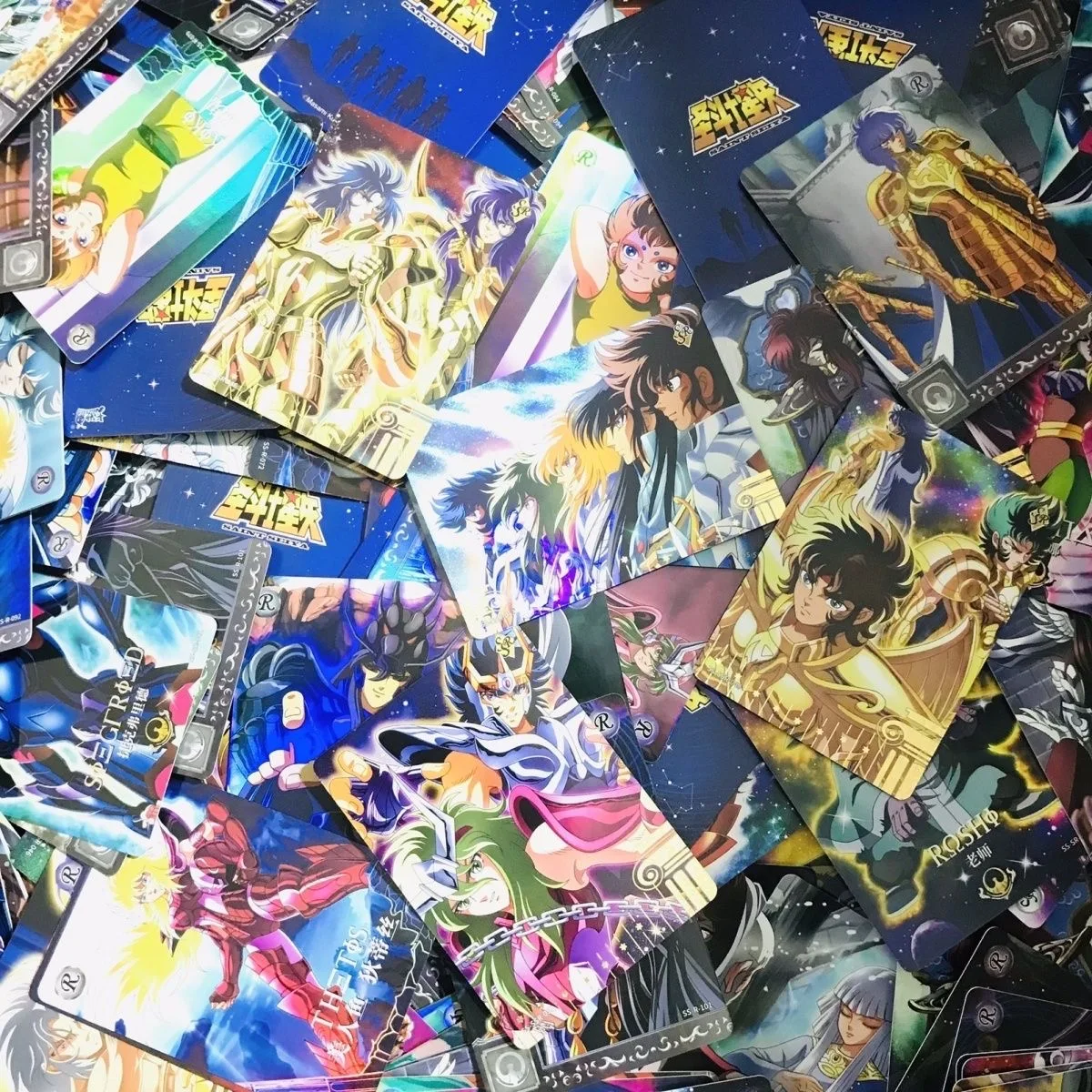 Фото Оригинальные KaYou Saint Seiya, 50 шт., случайные карты, персонаж Athena Seiya Shiryu Hyoga Shun3), Saga Aiolia Shaka Dokho Aiolos Camus №2
