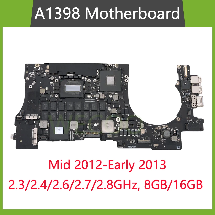 Материнская плата для MacBook Pro Retina 15 дюймов A1398 материнская i7 8 Гб 16 820-3332-A Mid 2012