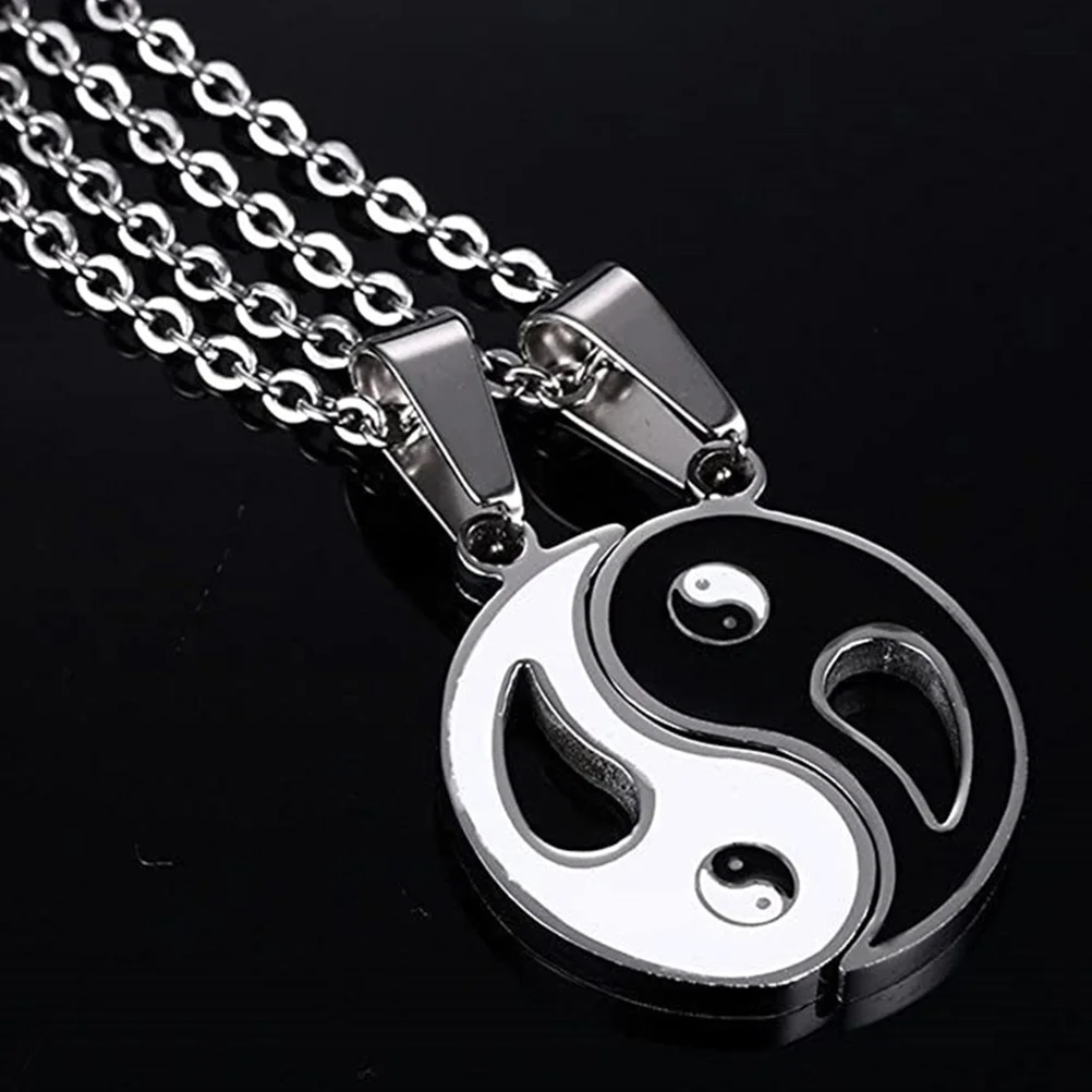 Кулон Тай Чи Инь Ян ожерелье для влюбленных подарки соединяющие браслеты пар