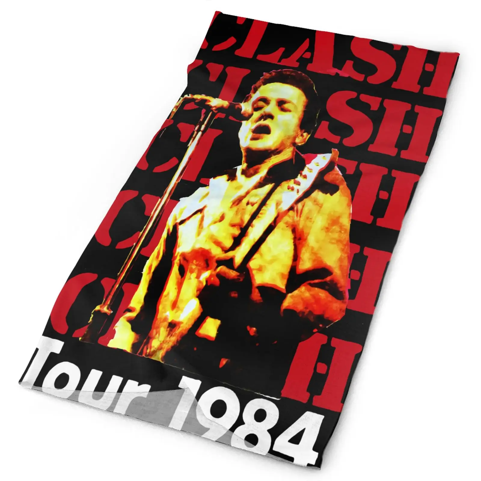 

Мужская бандана The Clash 80S 1984 Tour 6451, мужской шейный шарф, лыжный шарф, Балаклава, шапка, Мужская бандана, маска для лица, модная камуфляжная