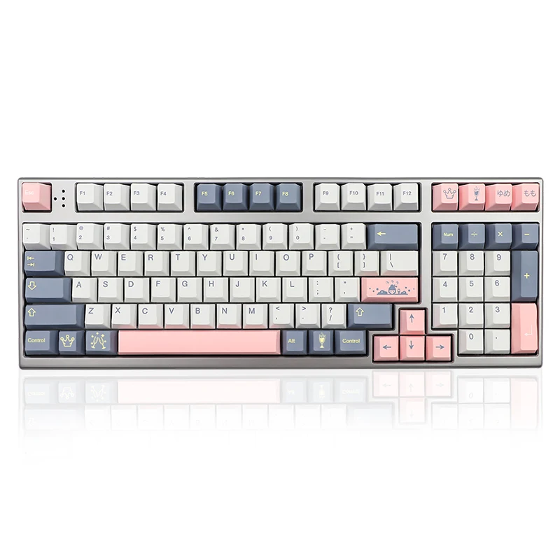 Фото 135 клавиш GMK Momo Yume, набор колпачков для клавиш Cherry Profile PBT, сублимационная краска для Cherry MX Switch, механическая клавиатура №3