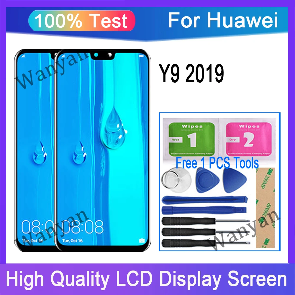 

6.5" inch Original For Huawei Y9 2019 LCD Display Touch Screen Digitizer Replacement