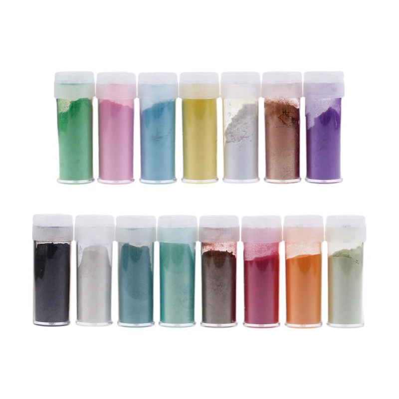 

DIY Handmade Pearlescent Mica Powder Epoxy Resin Dye Pearl Resin Glue Pigments