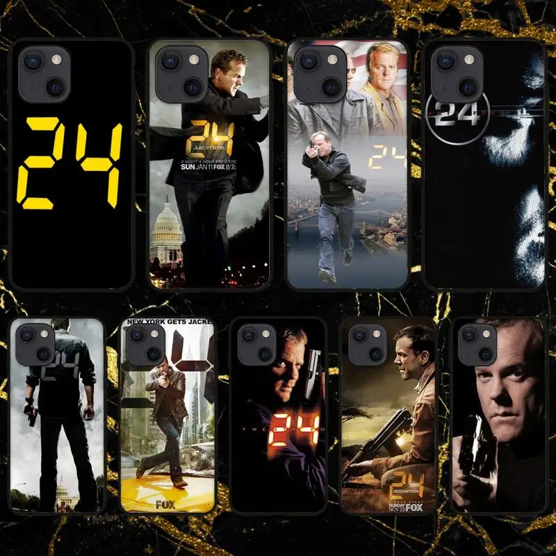 

24 tv show jack bauer Phone Case For iPhone 11 12 Mini 13 Pro XS Max X 8 7 6s Plus 5 SE XR Shell