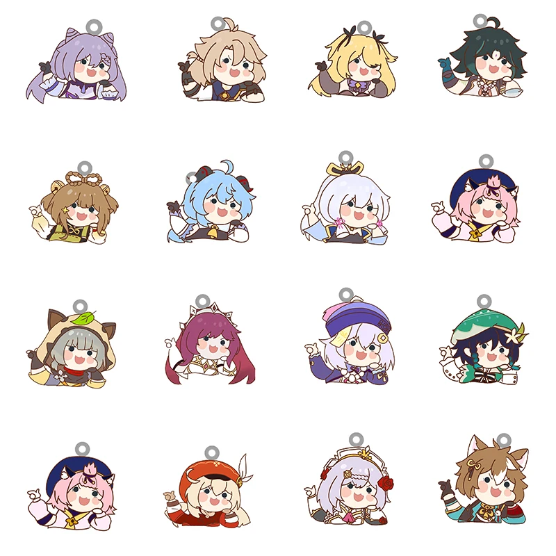 

Genshin Impact Character Noelle Shape Cartoon Pendant Epoxy Resin Jewelry Finding Charms Making DIY Accessories Jewelry QYS797