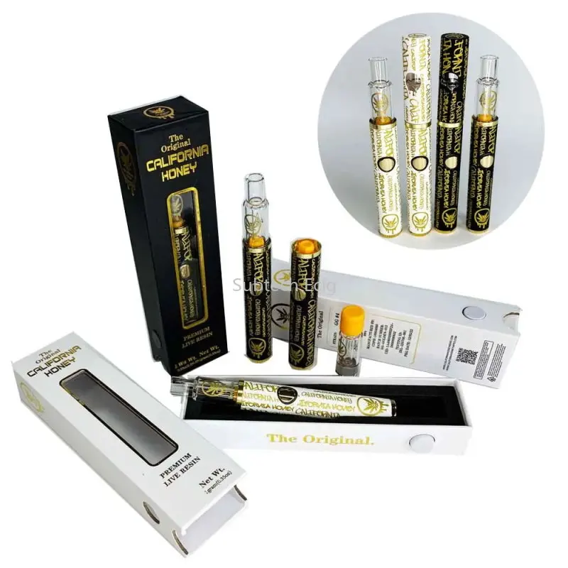 

E Cigarette California Honey Vape Pen 1.0ml Pods Ceramic Coil Cartridges 380mah Rechargeable Battery Thick Oil Carts Vaporizer