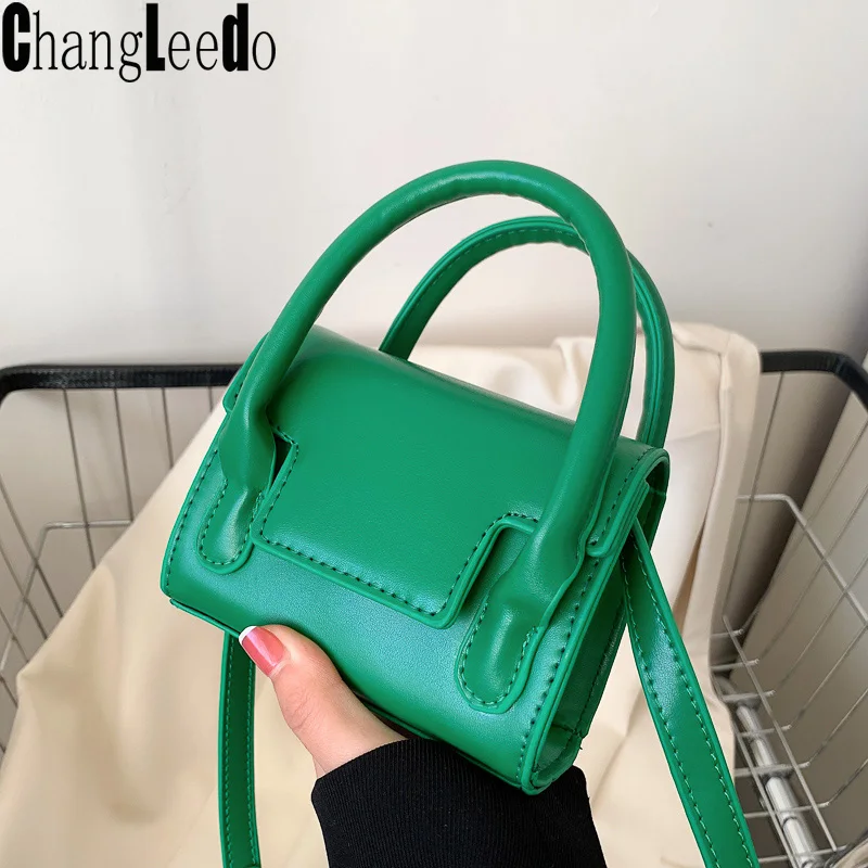 

Small Shoulder Bags For Woman Pu Leather Quilted Design Messenger Bag Female Handbag And Purse Solid Color Mini Crossbody Bag