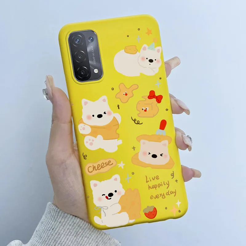 Фото Для Oppo A54 5G A74 5G A93 5G Чехол Мягкий силиконовый чехол из ТПУ Cute Astronaut Panda Чехол для телефона CPH2195 CPH2197 CPH2263 Coque Funda №2