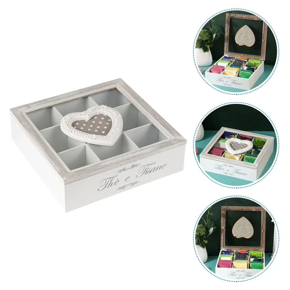 

Desktop Tea Bag Organizer Multi-function Tea Box Household Tea Organizer Tea Supply