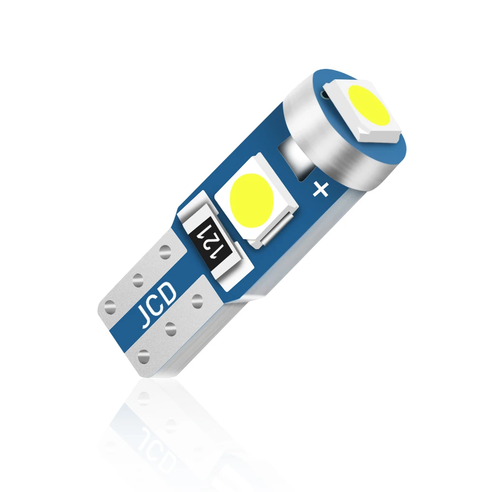 5 шт. T5 светодиодная лампа W3W W1.2W Led Canbus для Renault Modus Twingo Traffic Vivaro Kangoo Zoe