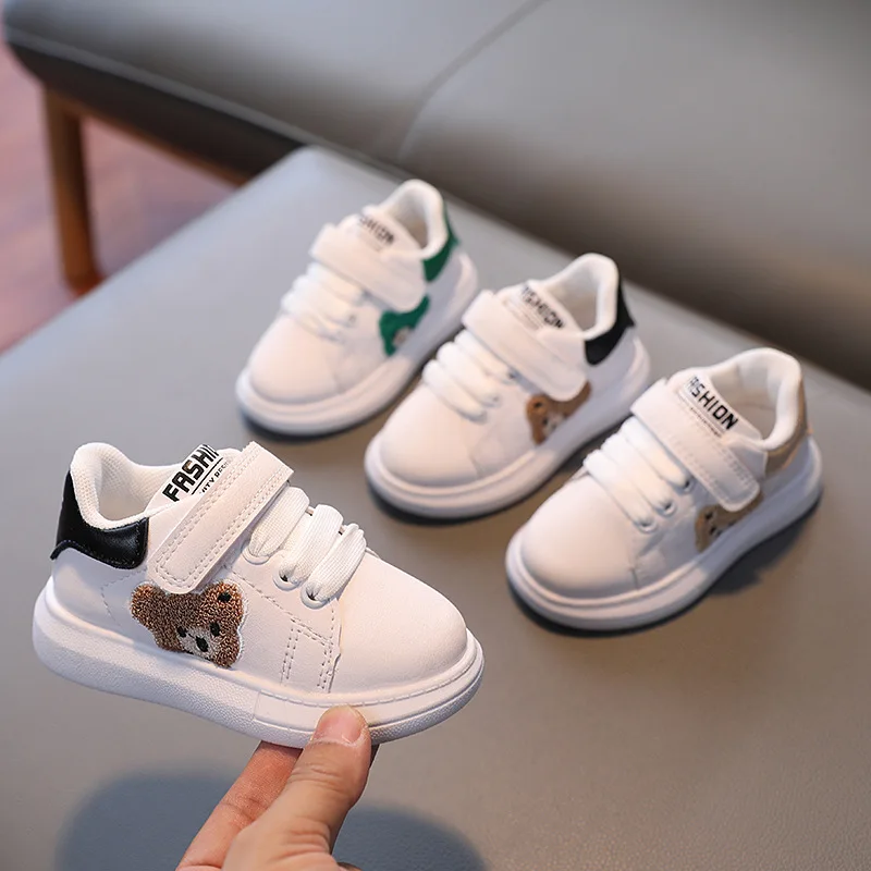 2022 Lovely Cartoon New Classic Hook&Loop Infant Tennis Sneakers Toddlers Excellent 5 Stars Baby Girls Boys Shoes