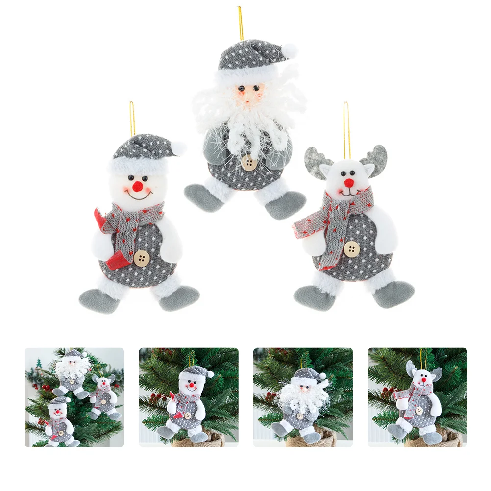 

Christmas Dollhanging Tree Pendant Ornaments Decoration Decor Home Plush Toy Santa Ornament
