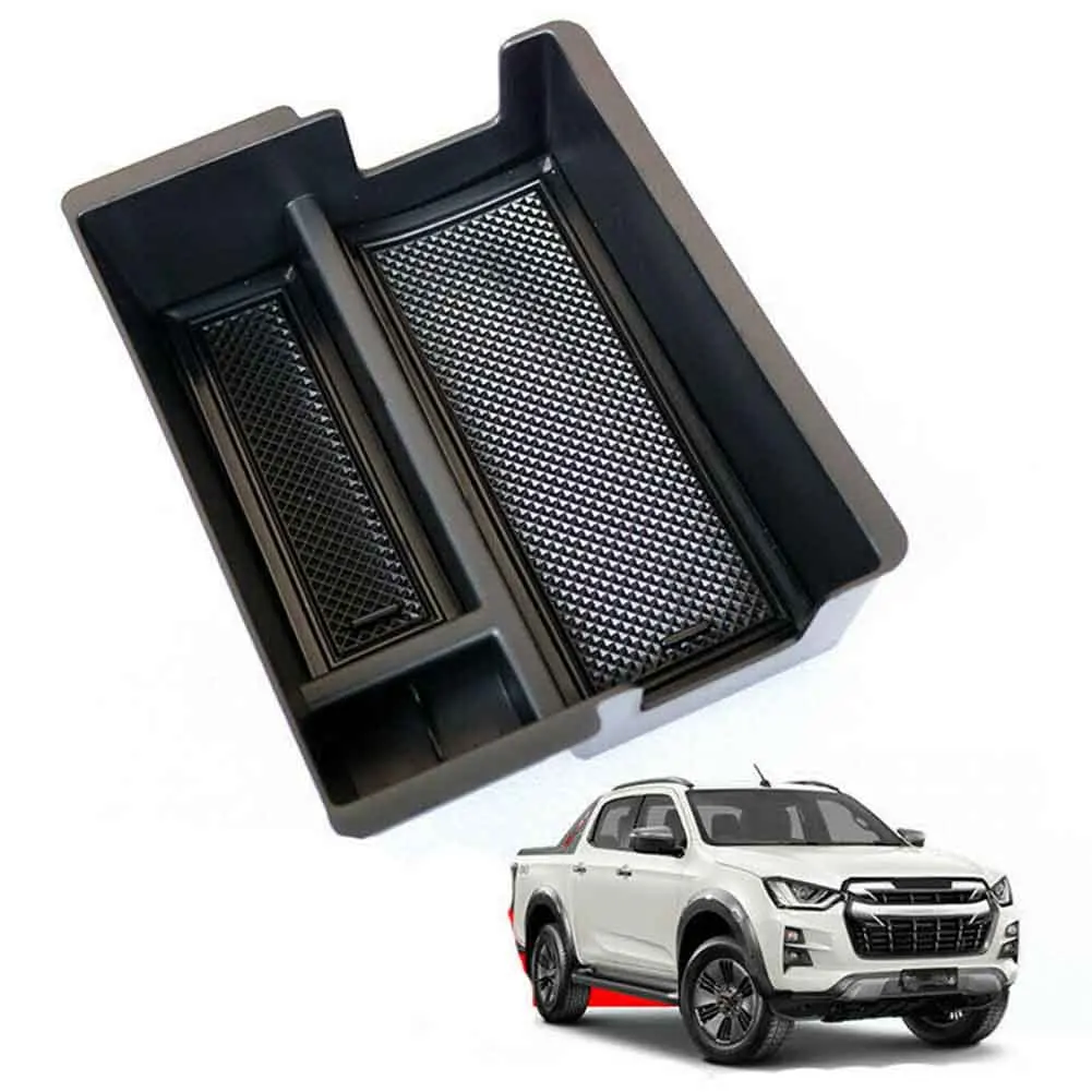 

1PC Car Central Armrest Storage Box Organizer Center Console Case For Isuzu D-Max 2021Interior Accessories Storage Box