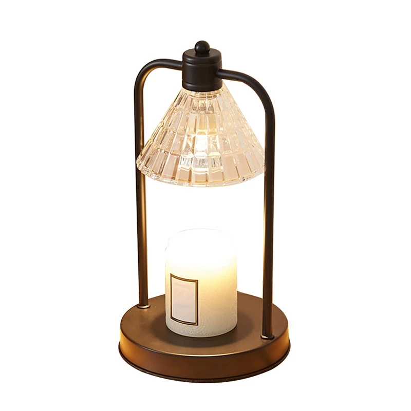 

Candle Warmer Lamp With Timer Vintage,Electric Dimmable Melter For Jar Candles Candle Lamp Smokeless Wax Lamp