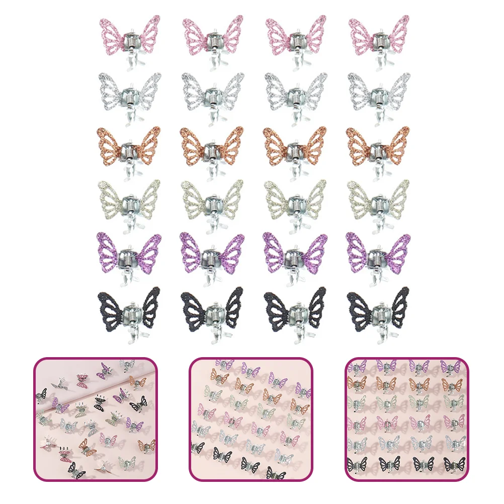 

24Pcs Hair Claw Clips Small Hair Jaw Clamps Hair Accessories for Kids