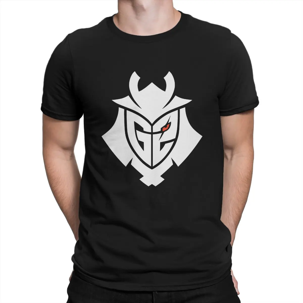 G2 Esports  Man's TShirt League Of Legends LOL MOBA O Neck Short Sleeve Fabric T Shirt Humor High Quality Birthday Gifts