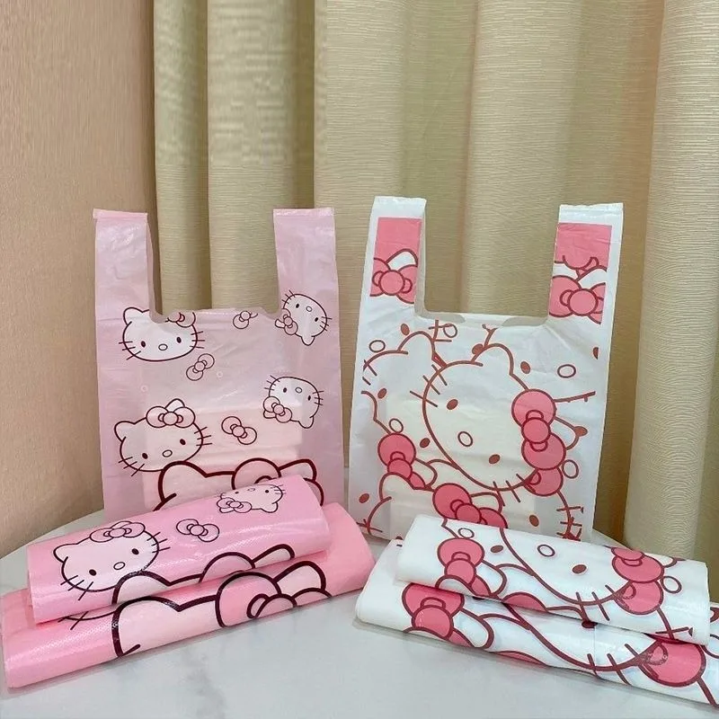 Sanrio большой емкости Hello Kitty Девочка Сердце KT мультяшный Рисунок Аниме кавайный