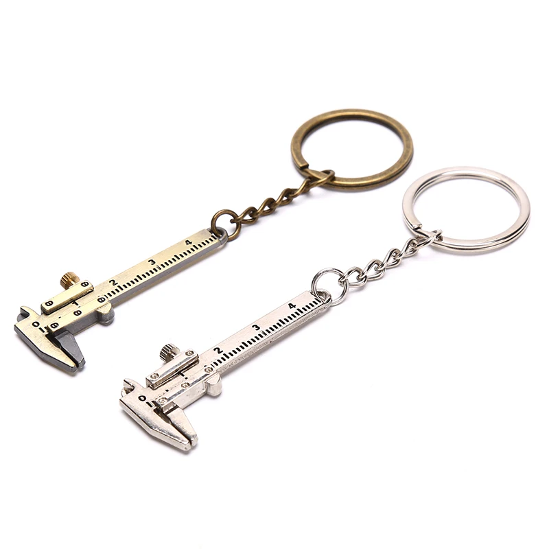 

New Portable 0-4cm Mini Vernier Calipers Keychain Measuring Gauging Tools Key
