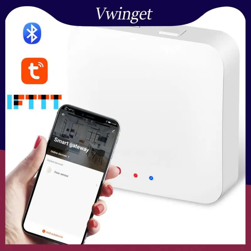 

Wireless Gateway Remote Control bluetooth-compatible Mesh Bridge App Remote Control Tuya Gateway Smart Home Smart Life