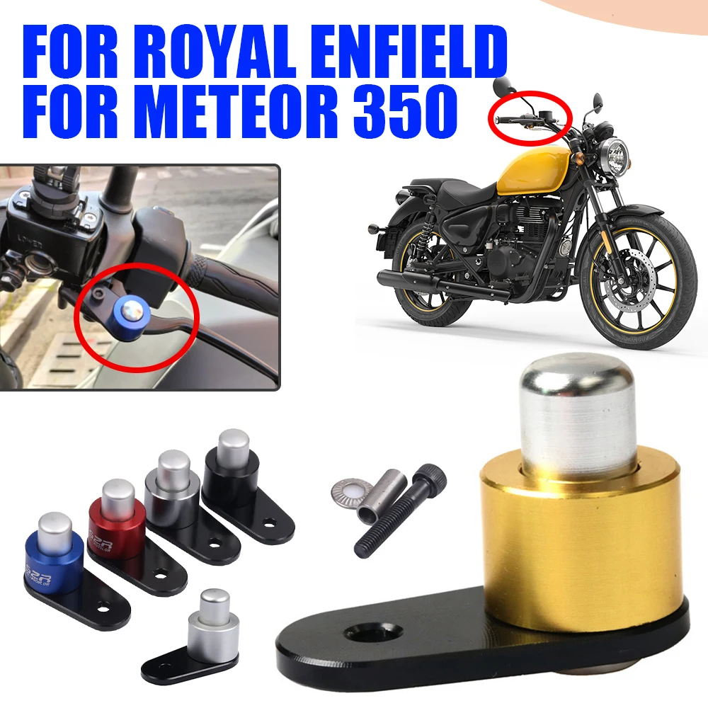

Для Royal Enfield 350 метеоритный 350 метеоритный 2020 2021 2022 аксессуары для мотоциклов стояночный тормоз переключатель Блокировка управления рычаг сц...