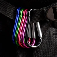 c2 15 pcs hook snap ring carabiner aluminum alloy hanging hooks for bathroom kitchen camping accessories multiple colour hooks