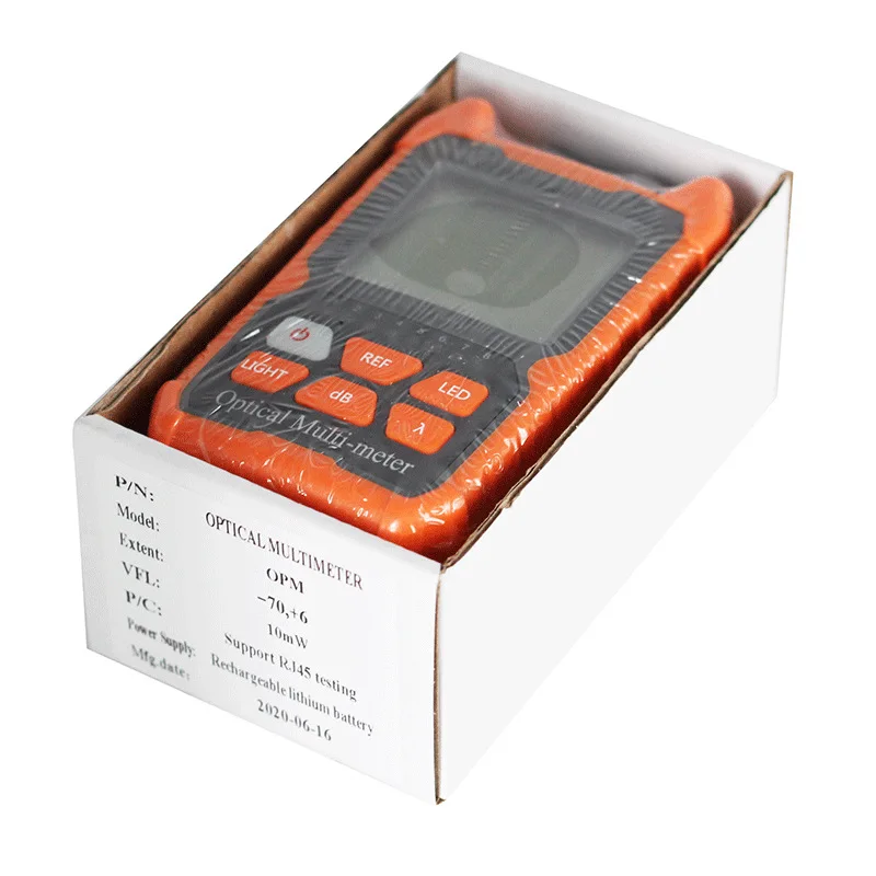 Handheld Mini 3 in 1 Fiber Optical Power MeterNetwork Cable Test Optical Fiber testerLED Lighting