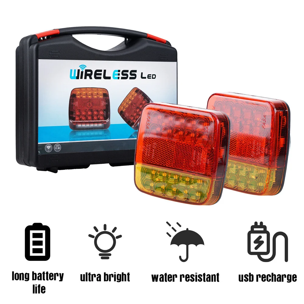 2 шт. беспроводная Магнитная Задняя панель для грузовиков