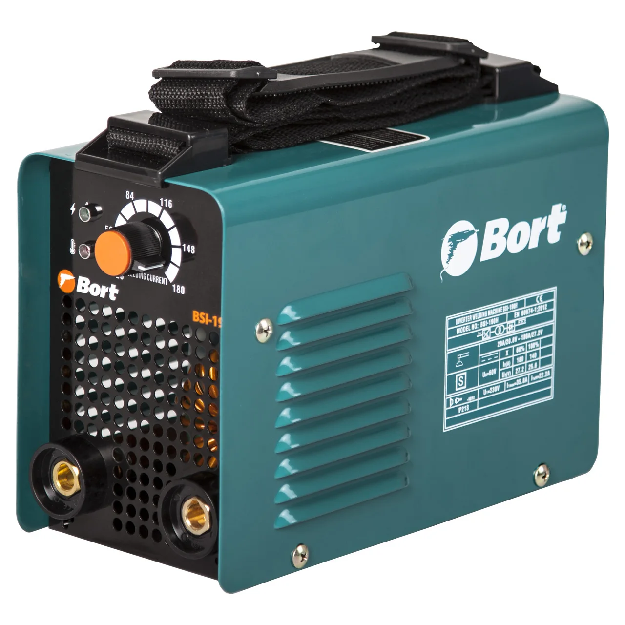 Аппарат сварочный инверторный Bort BSI-190H (Диапазон тока 10-180A Мощность 5300 Вт Диаметр