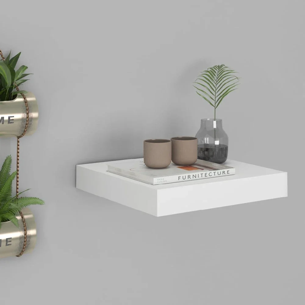 

Floating Wall Shelf White 9.1