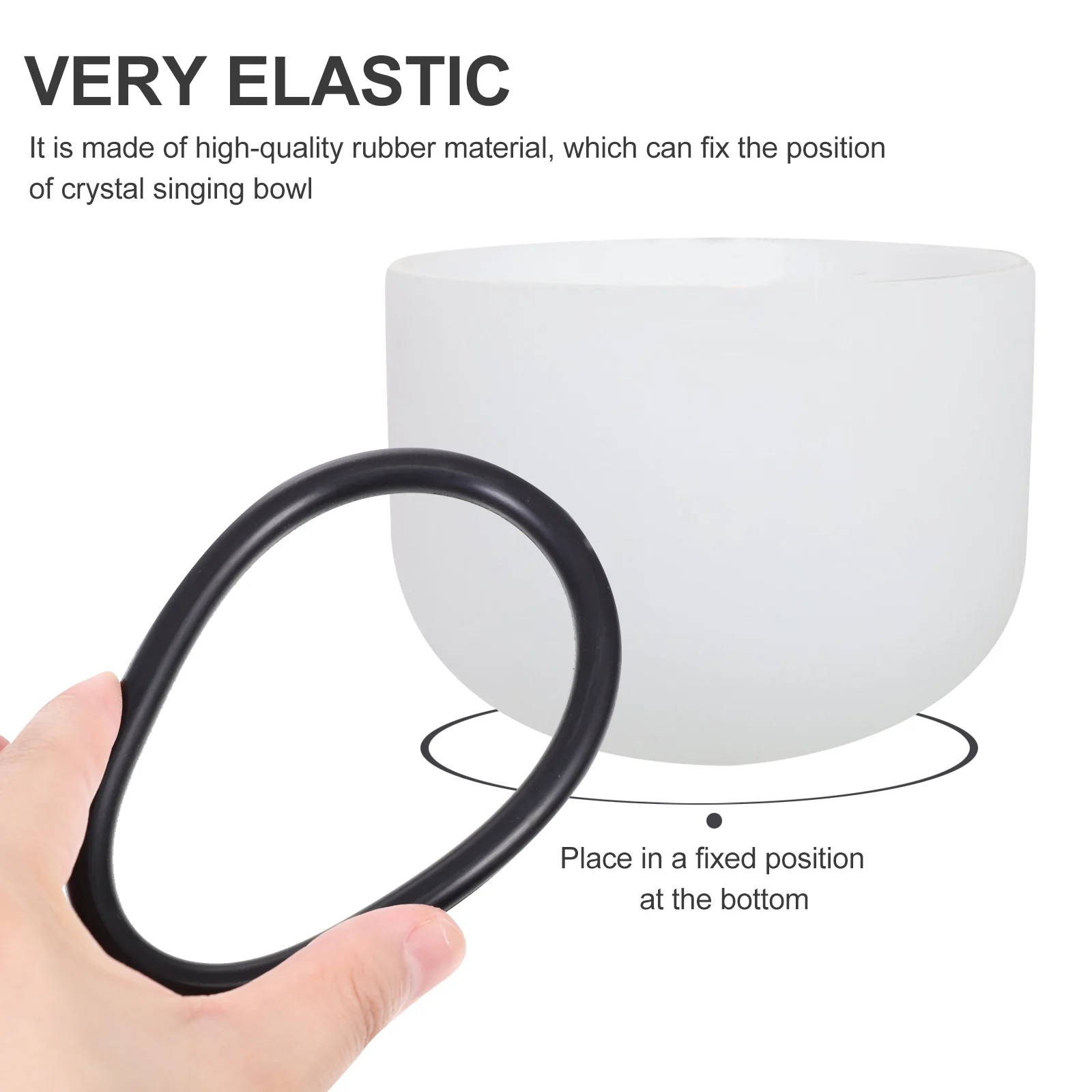 

Bowl Singing Cushion Ring Rubber Matsound Pad Sing Crystal Tibetan Bowls