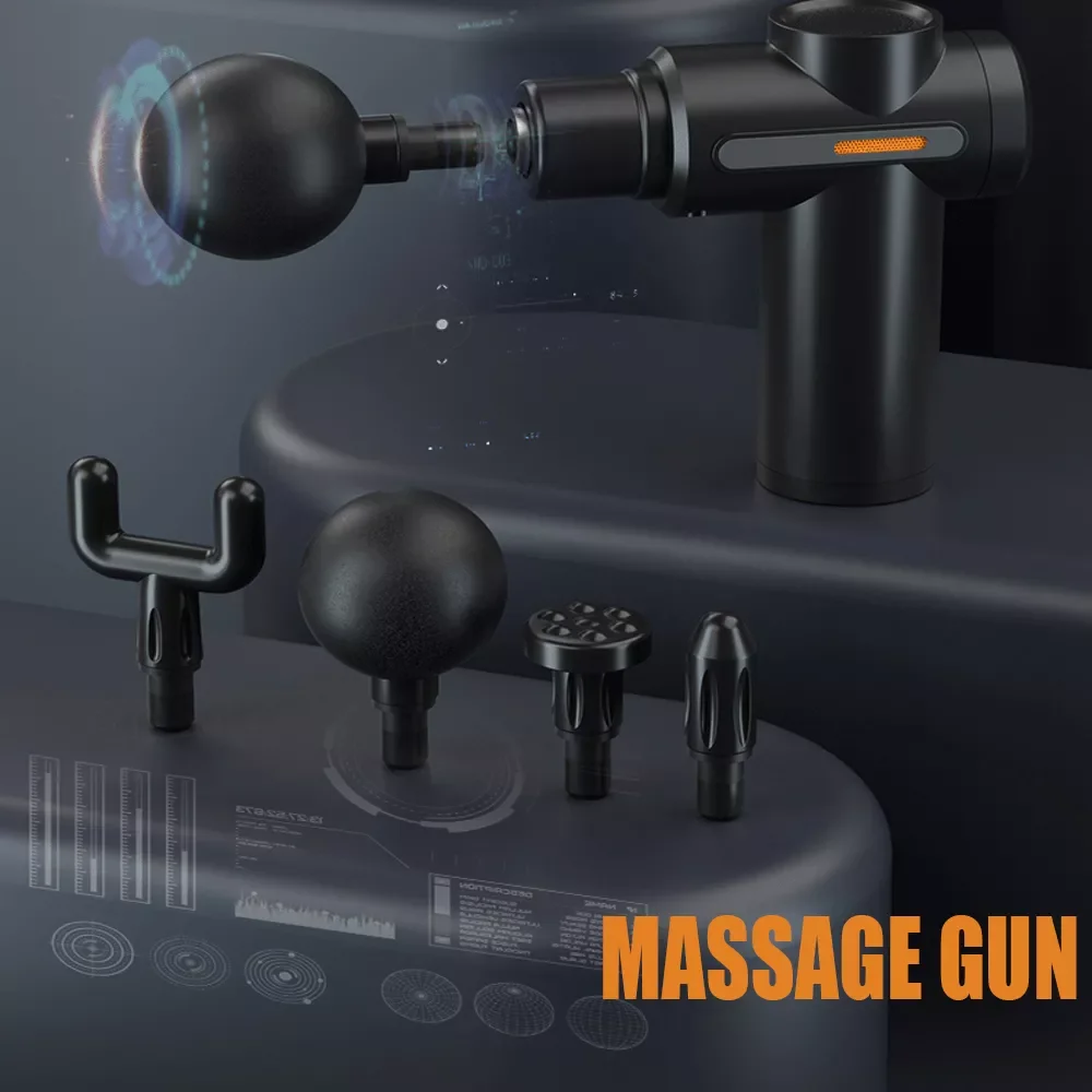 

Fascia Gun Deep Tissue Muscle Massage Gun High frequency Massage Gun Therapy Gun for Fitness Exercising Relaxation Slimming