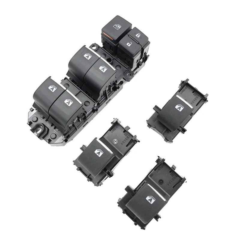 

Lighted LED Power Window Door Switch + Wire Harness Set For Toyota RAV4 2019 2020 Left Driving Backlight Master Switch